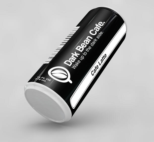 Dark Bean Coffee Mockup